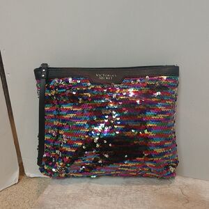 Victoria's Secret Sequined Makeup Bag
